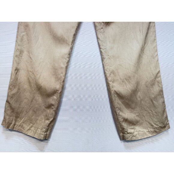 Sean John Mens Straight Relaxed Pants Size 34 Beige Flat Front Pockets Casual - Picture 7 of 13